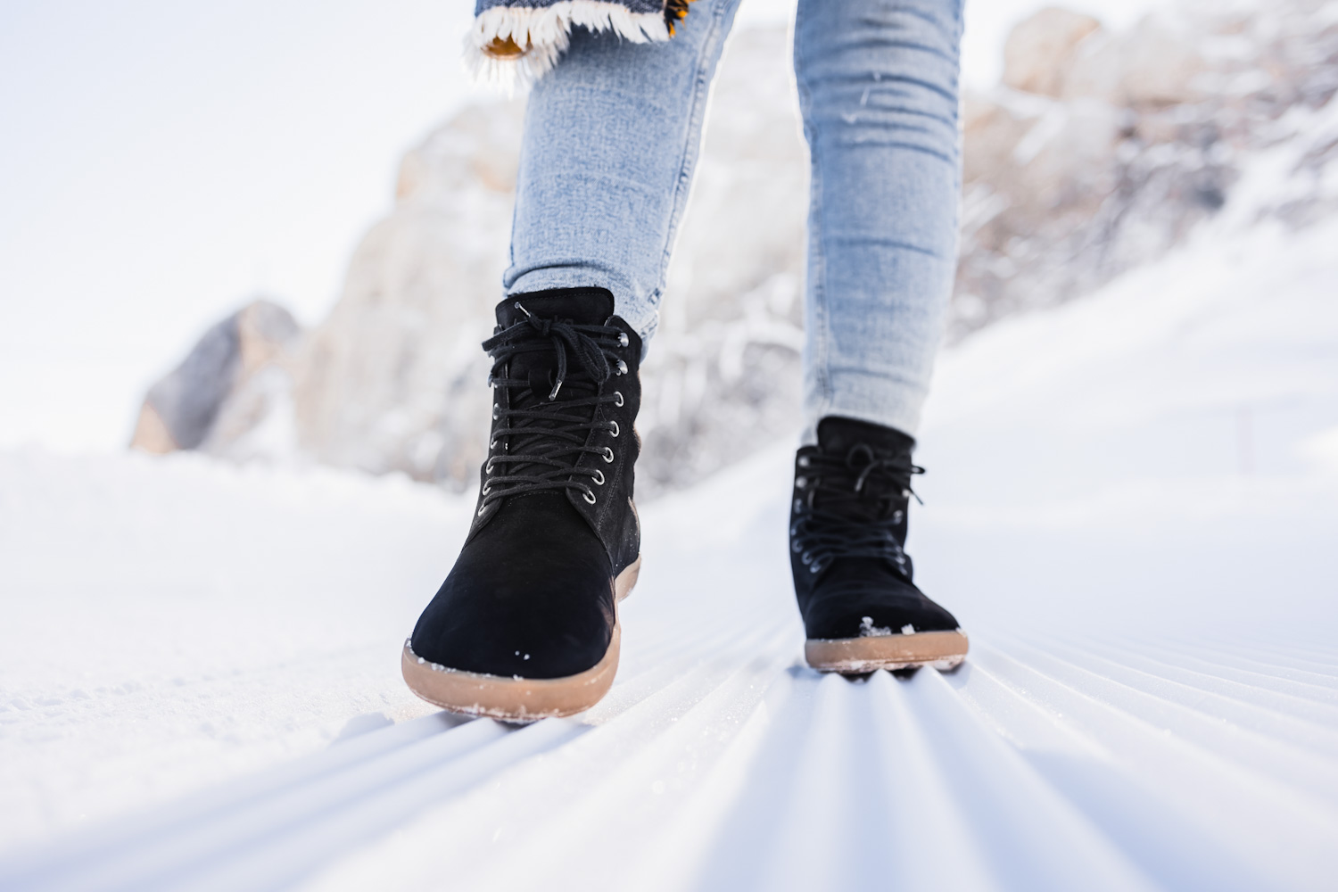 Zimowe buty barefoot Be Lenka Winter 3.0 - Matt Black.