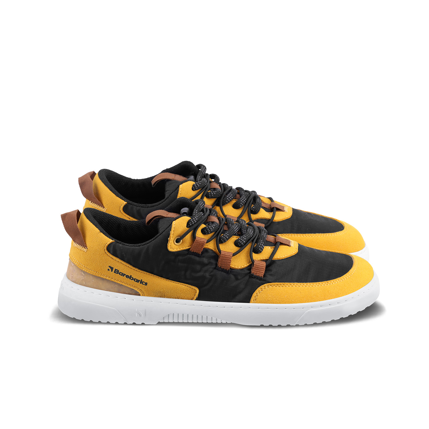 Barefoot Sneakers Barebarics - Revive - Golden Yellow & Black.
Do produkcji wykorzystano ekologiczne i wegańskie materiały o doskonałej trwałości koloru, oddychalności oraz odporności na rozdarcia i przetarcia.
Cholewka składa się z mikrofibry i poliestru.
Atrybuty barefoot
Anatomiczny kształt - tenisówka respektuje kształt stopy.
Więcej informacji
buty wyjściowenowoczesny miejski designzaprojektowane i wykonane ręcznie w Unii Europejskiej, z lokalnych zrównoważonych materiałówdoskonała trwałość koloru materiałówTechnologia Dermodry Coolmax® do prawidłowego usuwania wilgocidostępne w rozmiarze: 36 - 47 (wg wymiaru europejskiego)