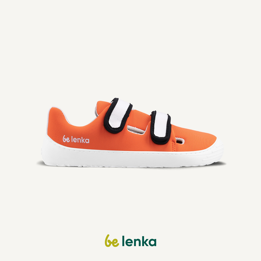 Dziecięce trampki barefoot Be Lenka Seasiders - Orangy.