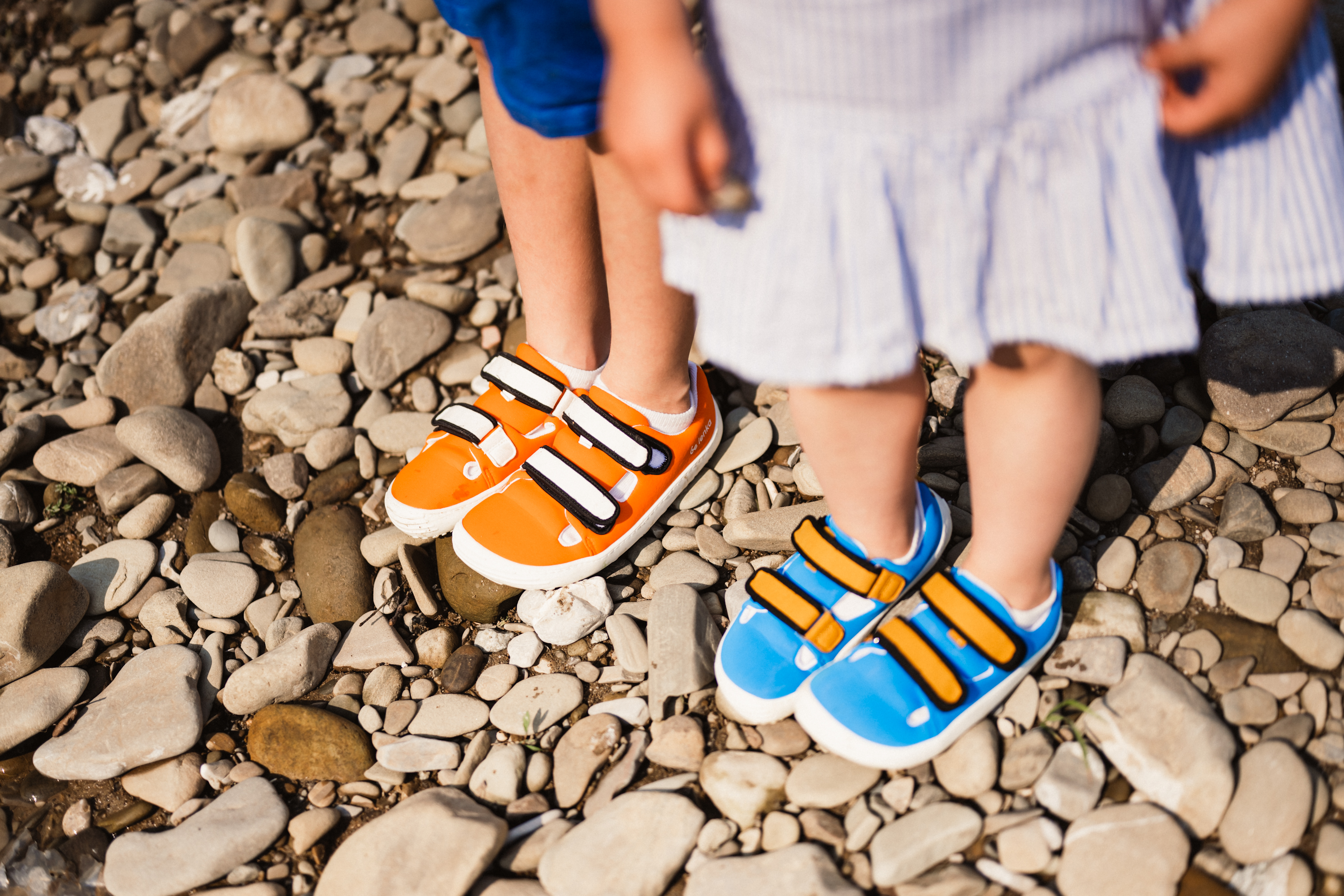 Dziecięce trampki barefoot Be Lenka Seasiders - Orangy.