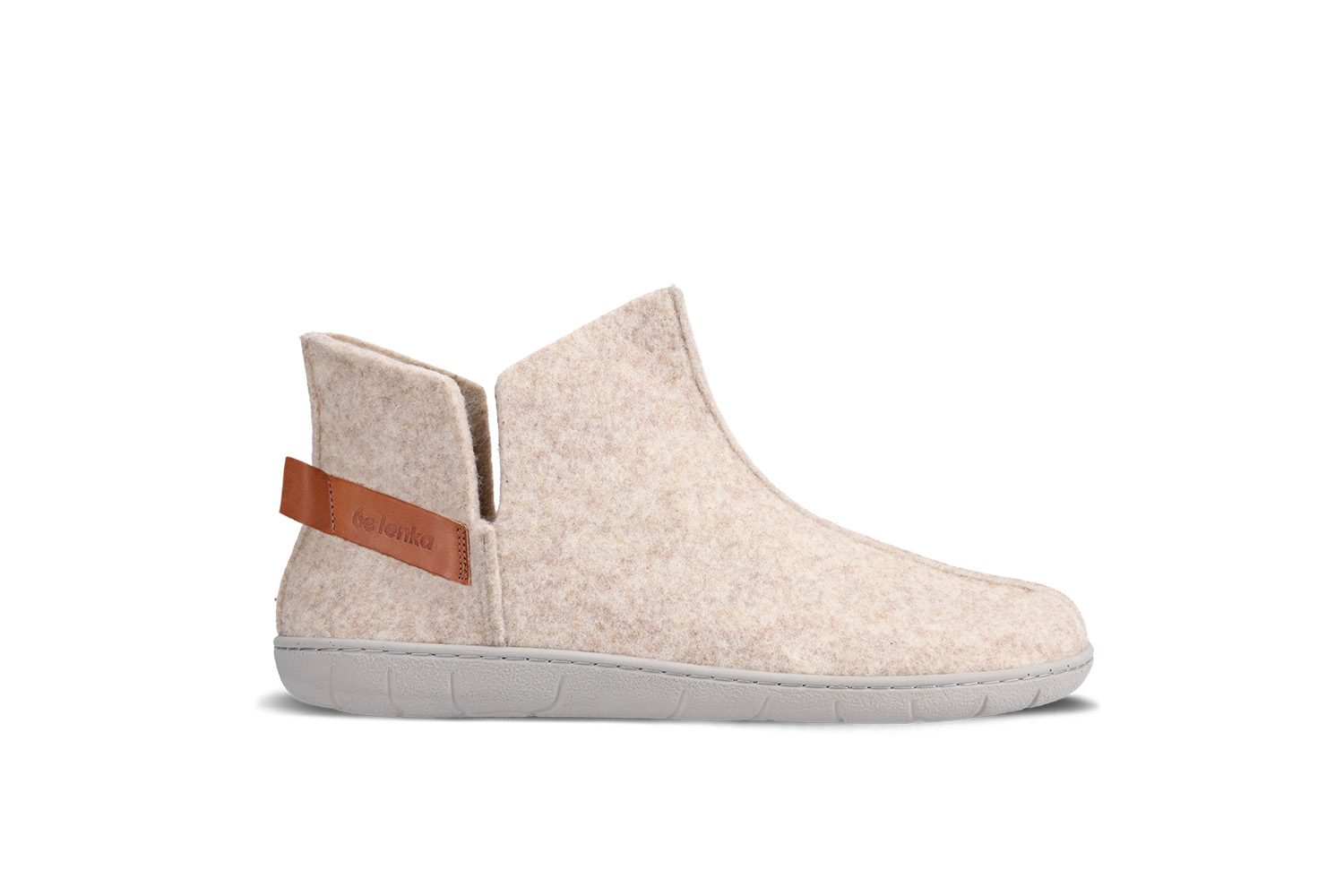 Barefoot kapcie Be Lenka Chillax - Ankle-cut - Beige