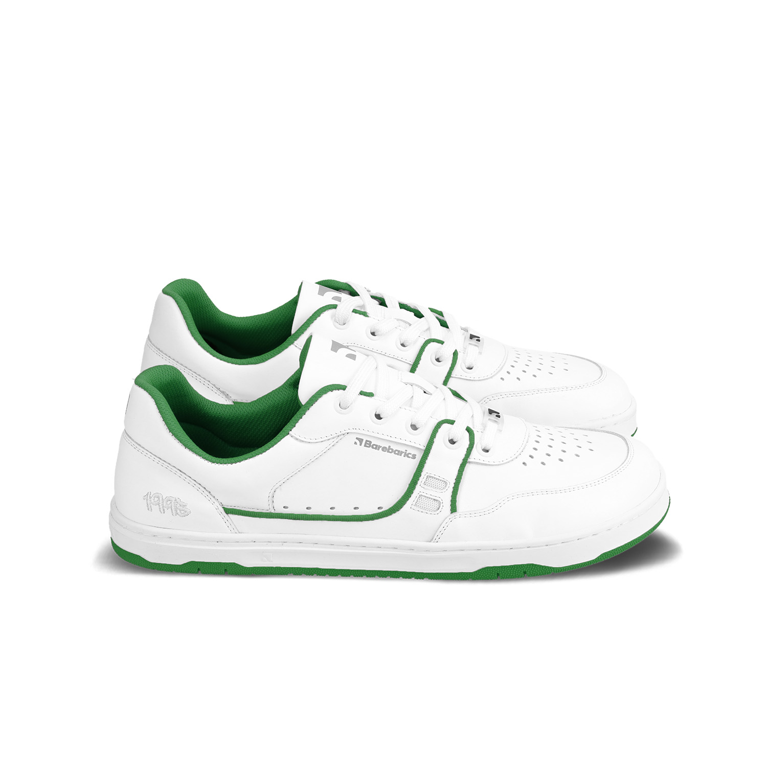 Barefoot Sneakers Barebarics Arise - White & Green.
Cholewka wykonana jest z gładkiej skóry nappa premium.
Atrybuty barefoot
Anatomiczny kształt - sneakersy dostosowują się do kształtu stóp.
Więcej informacji
buty wyjściowenowoczesny projekt urbanistycznyzaprojektowane i wykonane ręcznie w Unii Europejskiej, z lokalnych, zrównoważonych materiałówdoskonała trwałość kolorów materiałówdostępne w numerach: 36 - 47 (wg pomiaru europejskiego)