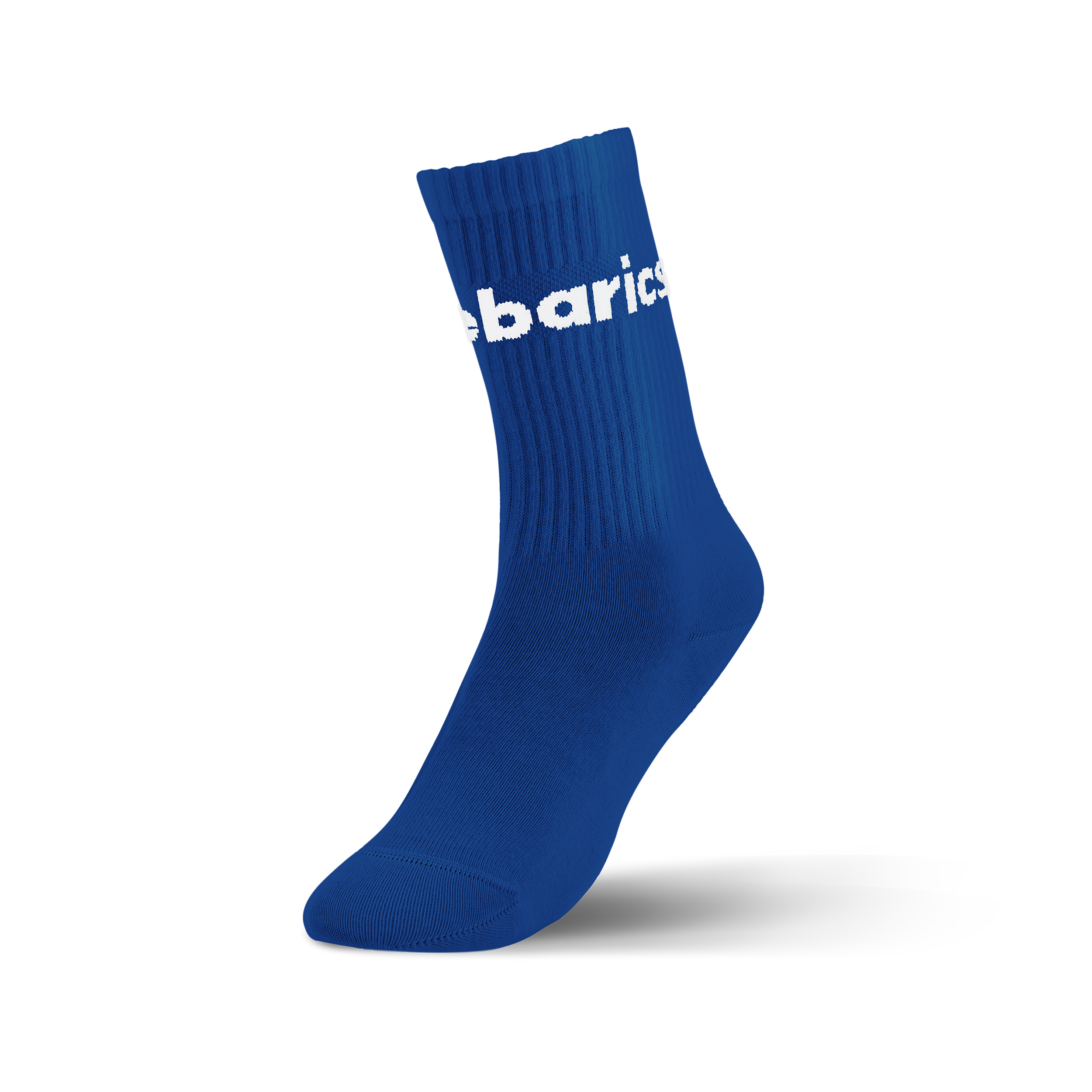 Barebarics - Skarpety Barefoot  - Crew - Cobalt Blue - Big logo