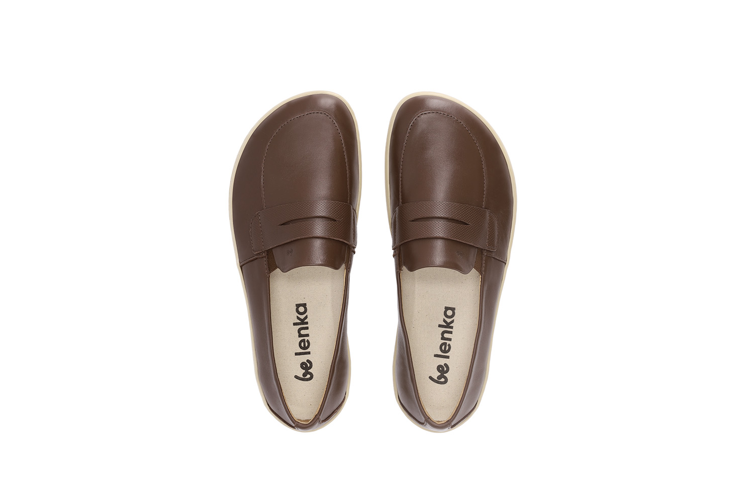 Barefoot mokasyny Be Lenka Buena - Dark Brown & Beige.
  minimalistyczny barefoot design  proste zakładanie bez sznurowania z gumą na języku  łatwo łączyć z różnymi stylami ubioru - eleganckim, sportowym i swobodnym  szyta podeszwa EverydayComfort zapewniająca dłuższą żywotność buta  komfort podczas całodziennego noszenia  delikatne wytłoczone logo Be Lenka na języku buta
Zalety butów barefoot:
 ultraelastyczna podeszwa zero drop: pięta i palce w jednej płaszczyźnie dla prawidłowej postawy obszerna końcówka dla palców lekkie obuwie 
Rodzaj obuwia: buty wyjściowe