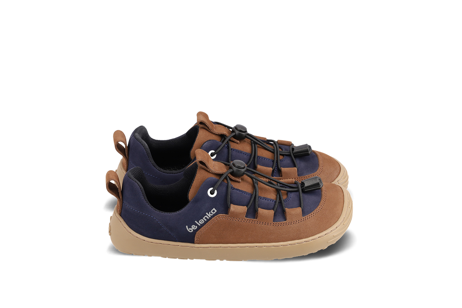 Dziecięce trampki barefoot Xplorer - Dark Brown & Navy.