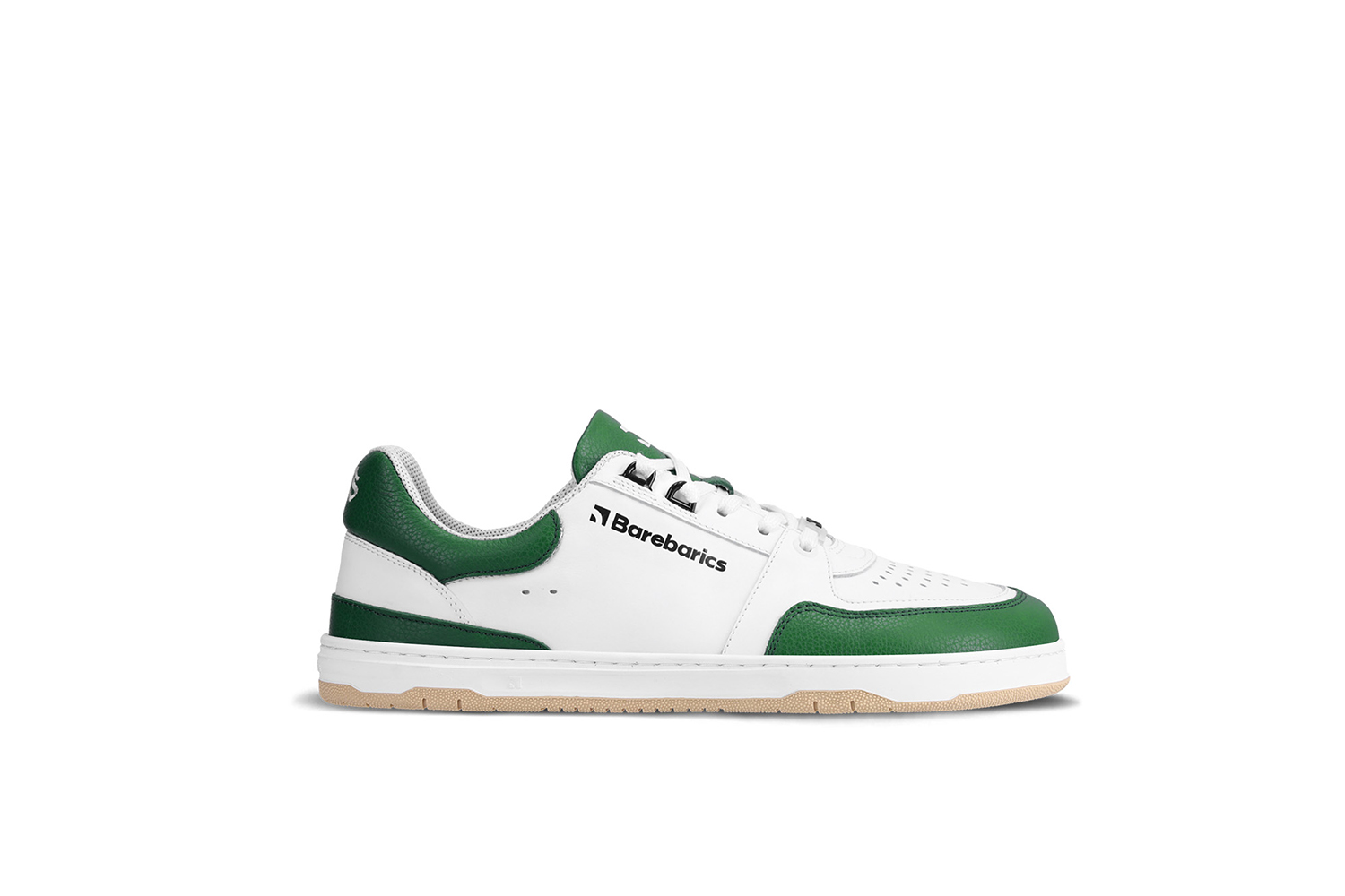 Barefoot Sneakers Barebarics Wave - White & Dark Green