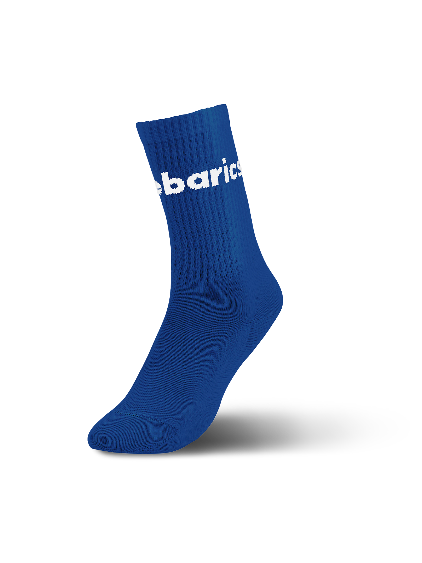 Barebarics - Skarpety Barefoot  - Crew - Cobalt Blue - Big logo